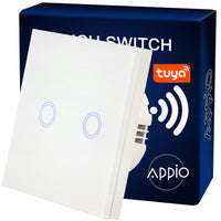 Inteligentny Dotykowy Włącznik Ścienny Podwójny WiFi (biały)