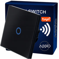 Inteligentny Dotykowy Włącznik Ścienny WiFi (czarny)