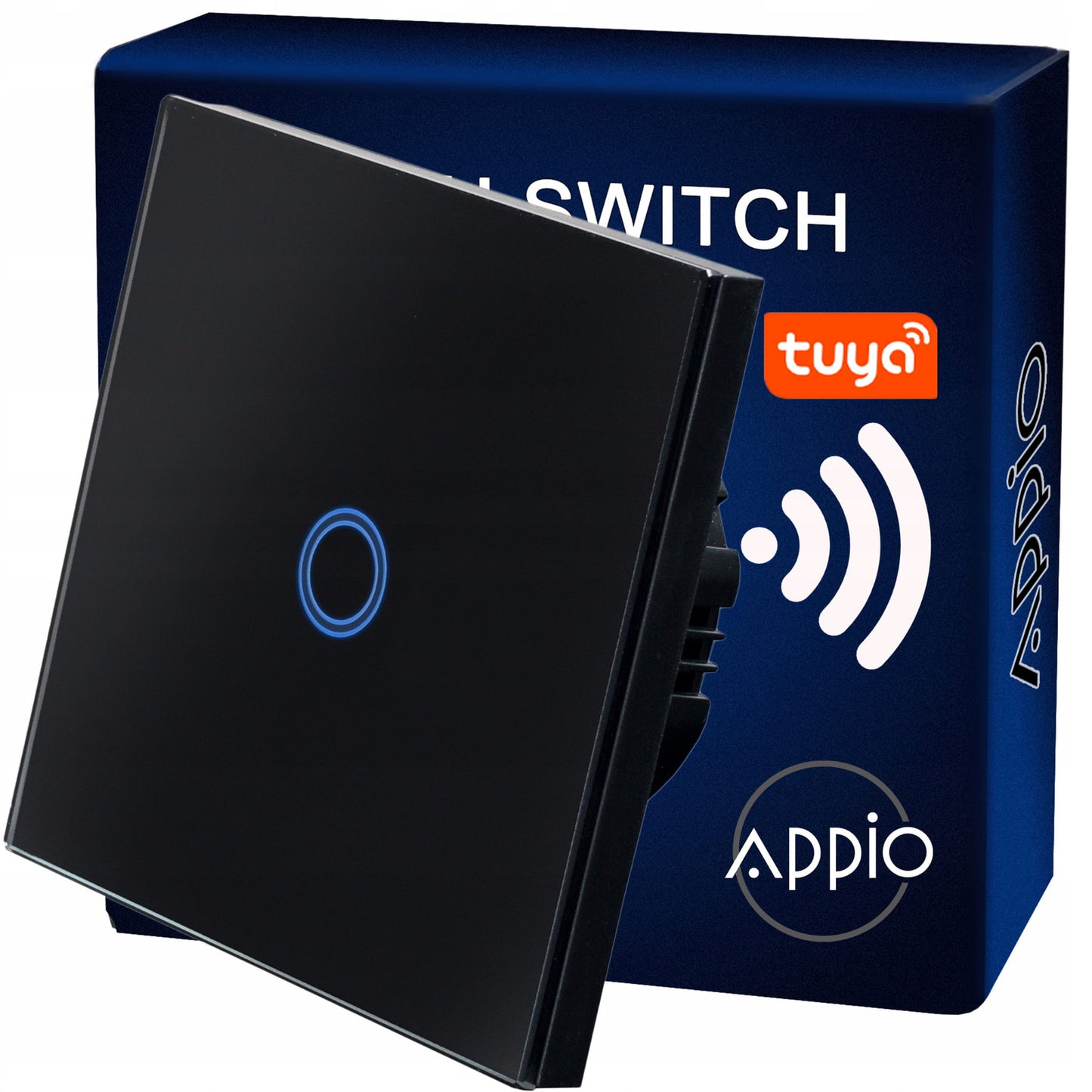 Inteligentny Dotykowy Włącznik Ścienny WiFi (czarny)