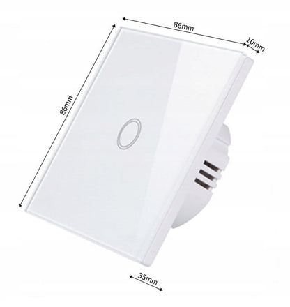 Inteligentny Dotykowy Włącznik Ścienny WiFi (biały)